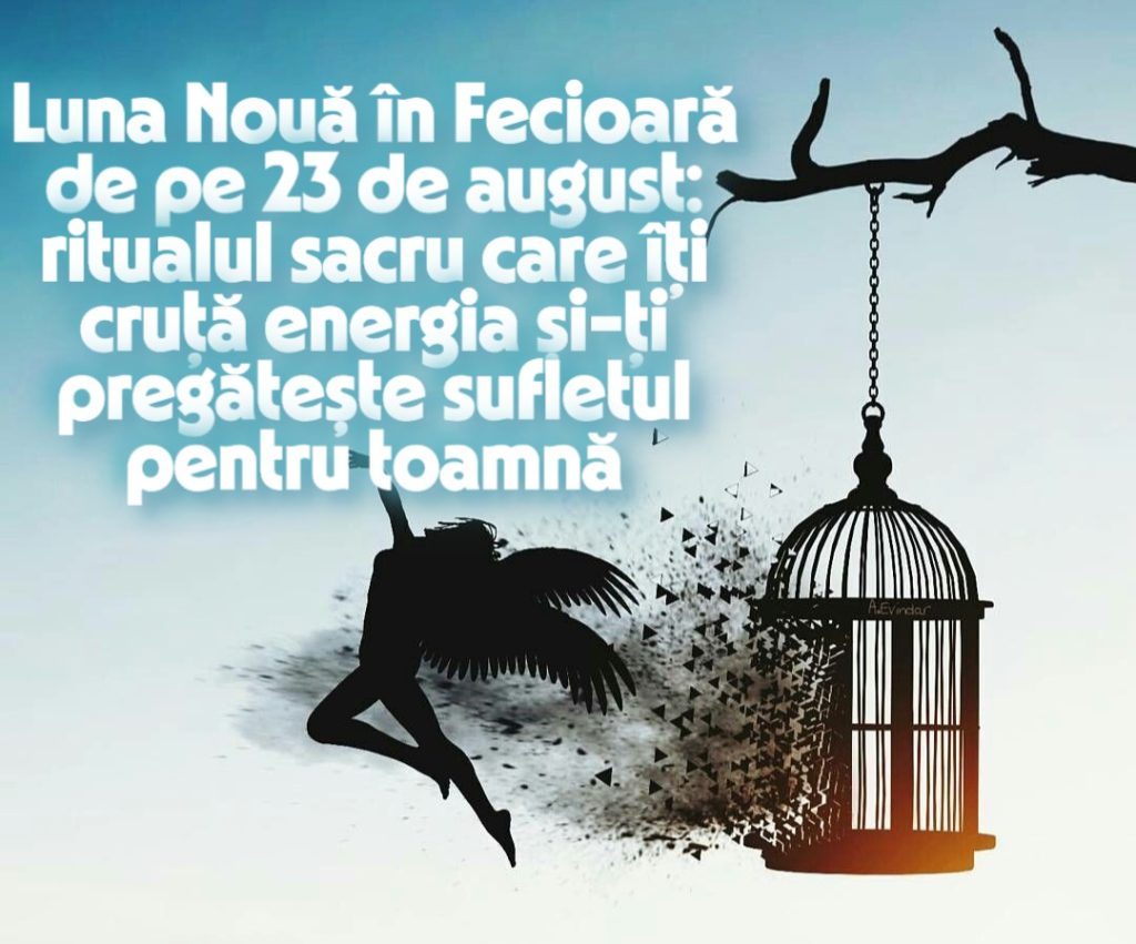 Luna Nouă în Fecioară de pe 23 de august: ritualul sacru care îți cruță energia și-ți pregătește sufletul pentru toamnă