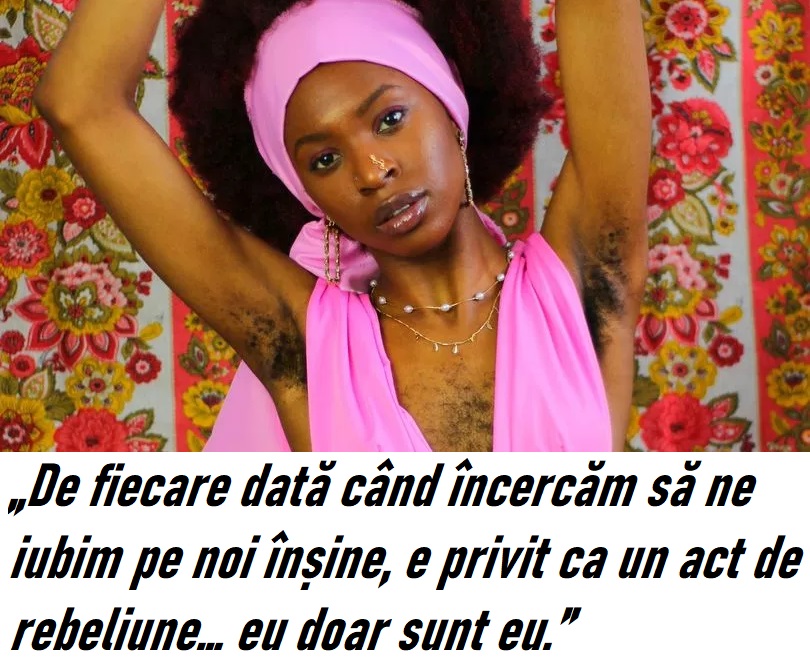 Femeia care a spus stop lamelor: tânăra care își arată cu mândrie părul de pe piept și zguduie internetul