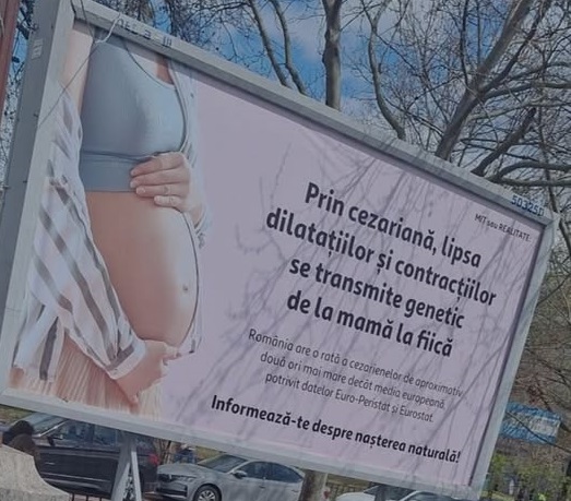 Panourile misterioase anti-cezariană care au împărțit Bucureștiul în două: cine a plătit campania anonimă și de ce a declanșat un scandal național