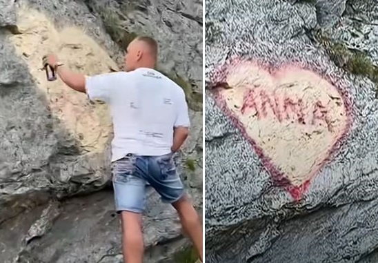 O inimă pe piatră. Mii de pietre în oameni