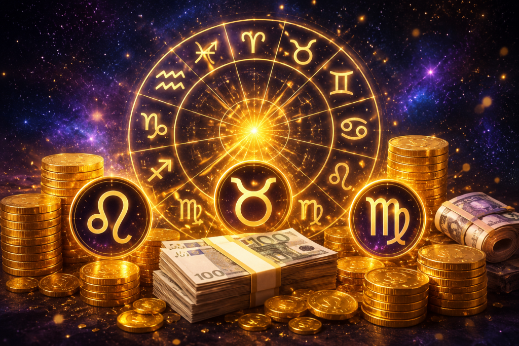 Vin banii exact când aveau mai mare nevoie: Trei semne zodiacale dau lovitura pe plan financiar în septembrie 2026